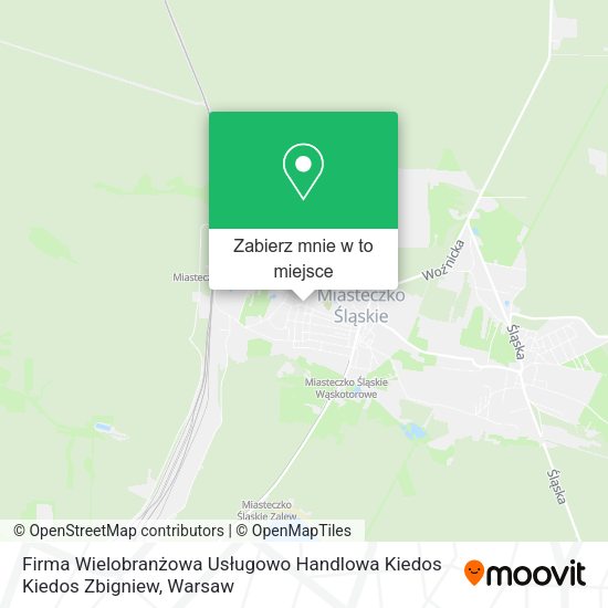 Mapa Firma Wielobranżowa Usługowo Handlowa Kiedos Kiedos Zbigniew