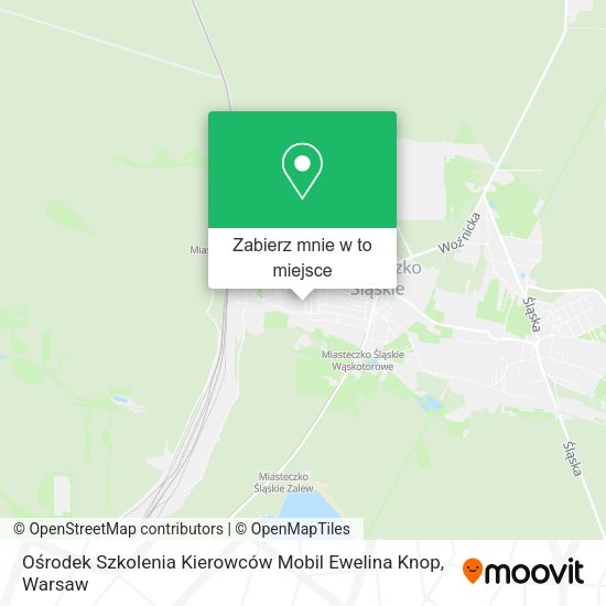 Mapa Ośrodek Szkolenia Kierowców Mobil Ewelina Knop