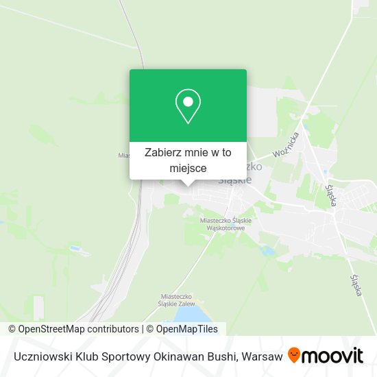 Mapa Uczniowski Klub Sportowy Okinawan Bushi