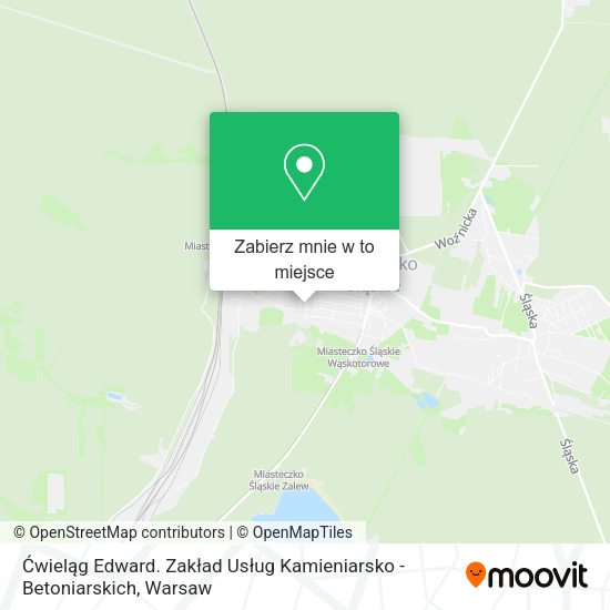 Mapa Ćwieląg Edward. Zakład Usług Kamieniarsko - Betoniarskich