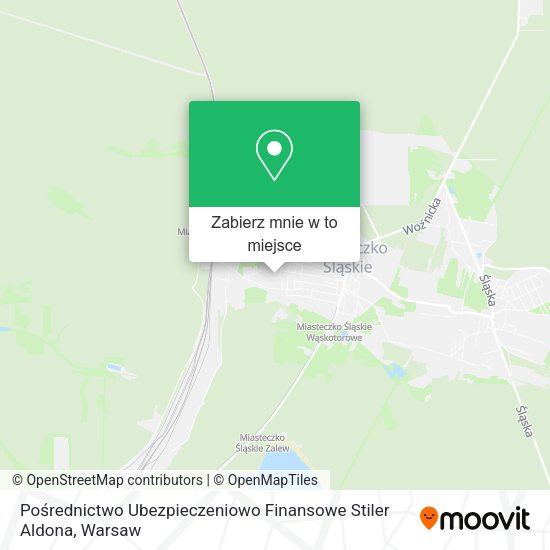 Mapa Pośrednictwo Ubezpieczeniowo Finansowe Stiler Aldona