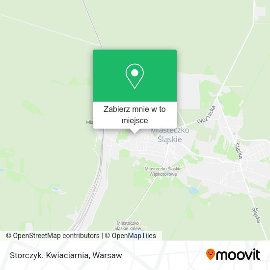 Mapa Storczyk. Kwiaciarnia