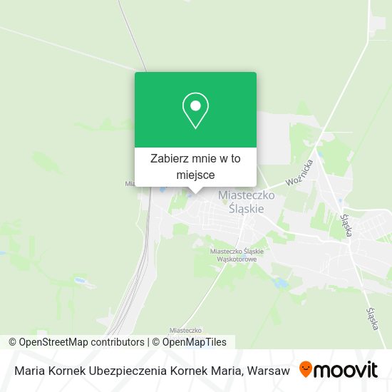 Mapa Maria Kornek Ubezpieczenia Kornek Maria