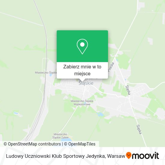 Mapa Ludowy Uczniowski Klub Sportowy Jedynka