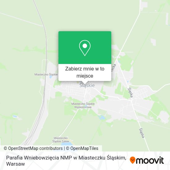 Mapa Parafia Wniebowzięcia NMP w Miasteczku Śląskim