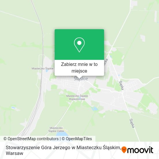 Mapa Stowarzyszenie Góra Jerzego w Miasteczku Śląskim