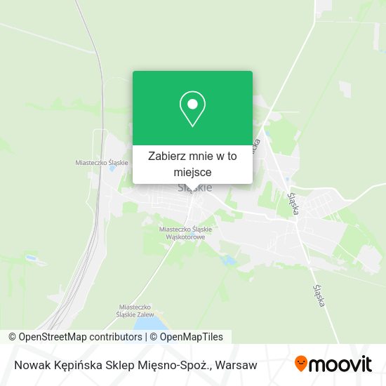 Mapa Nowak Kępińska Sklep Mięsno-Spoż.