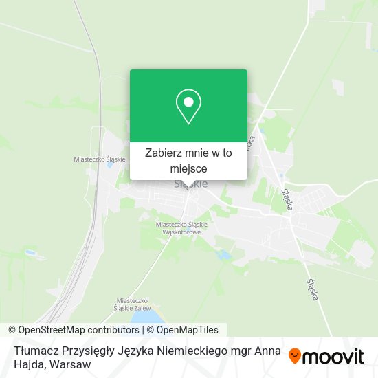 Mapa Tłumacz Przysięgły Języka Niemieckiego mgr Anna Hajda