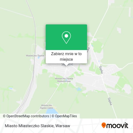 Mapa Miasto Miasteczko Slaskie