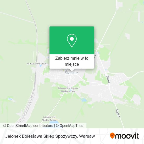 Mapa Jelonek Bolesława Sklep Spożywczy