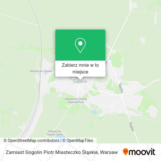 Mapa Zamiast Gogolin Piotr Miasteczko Śląskie