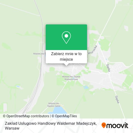 Mapa Zakład Usługowo Handlowy Waldemar Madejczyk