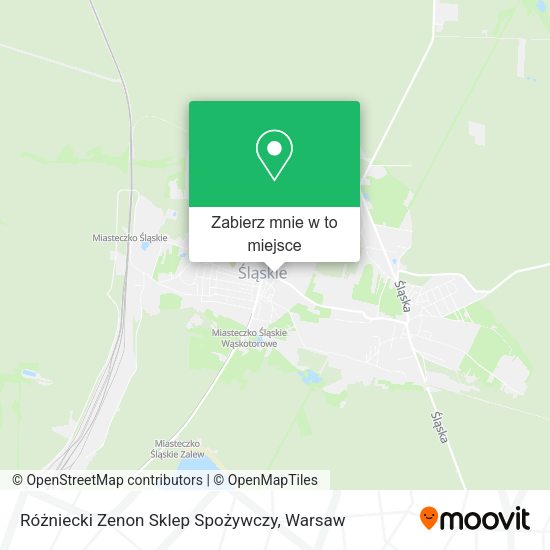 Mapa Różniecki Zenon Sklep Spożywczy