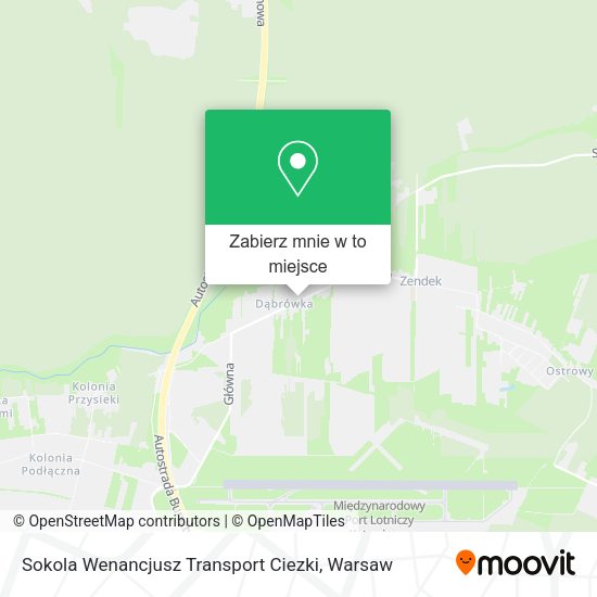 Mapa Sokola Wenancjusz Transport Ciezki