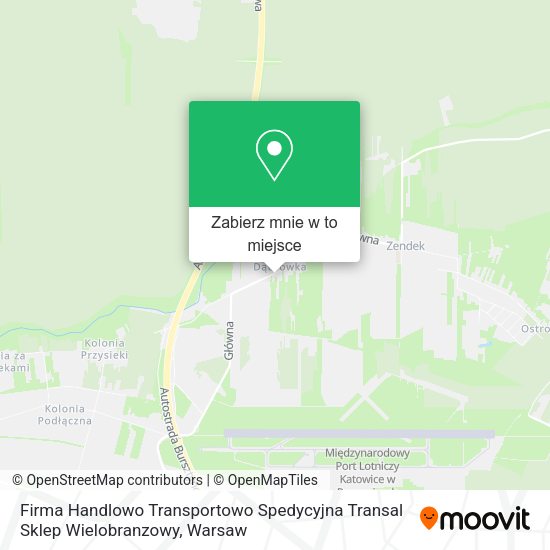 Mapa Firma Handlowo Transportowo Spedycyjna Transal Sklep Wielobranzowy