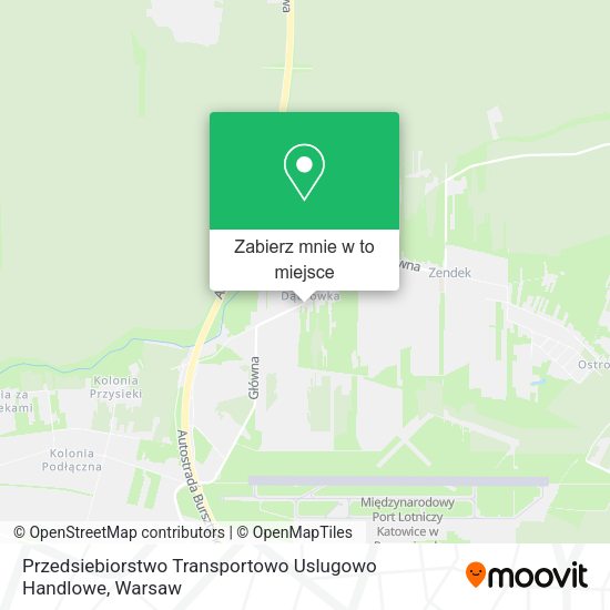 Mapa Przedsiebiorstwo Transportowo Uslugowo Handlowe