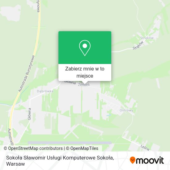 Mapa Sokoła Sławomir Usługi Komputerowe Sokoła