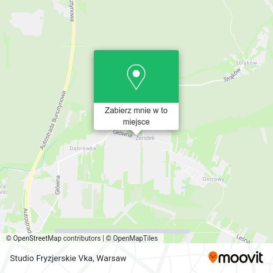 Mapa Studio Fryzjerskie Vka