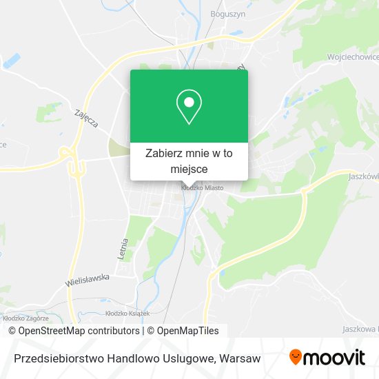 Mapa Przedsiebiorstwo Handlowo Uslugowe