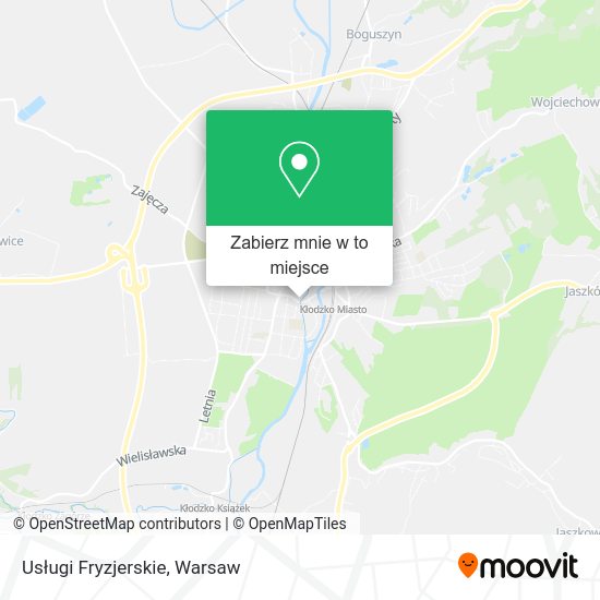 Mapa Usługi Fryzjerskie