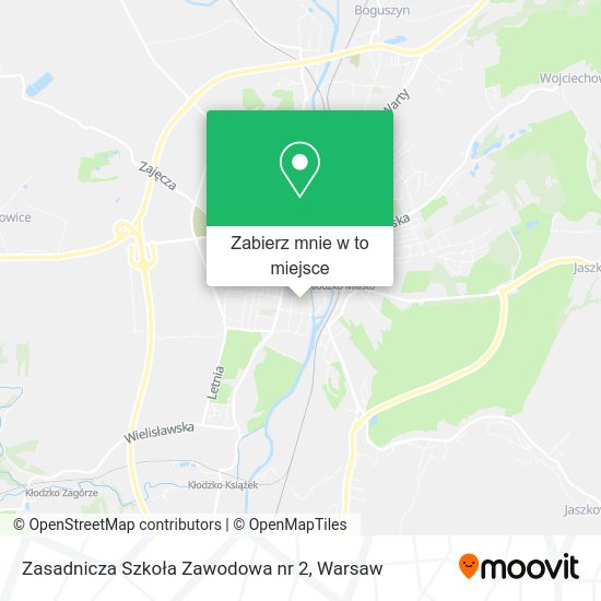 Mapa Zasadnicza Szkoła Zawodowa nr 2