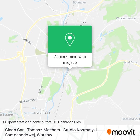 Mapa Clean Car - Tomasz Machała - Studio Kosmetyki Samochodowej