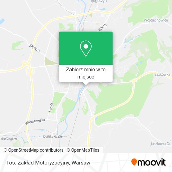 Mapa Tos. Zakład Motoryzacyjny