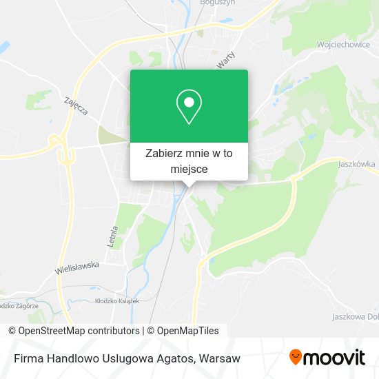 Mapa Firma Handlowo Uslugowa Agatos