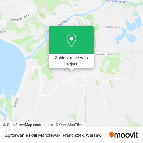 Mapa Zgrzewanie Folii Marczewski Franciszek