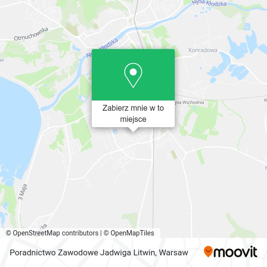 Mapa Poradnictwo Zawodowe Jadwiga Litwin