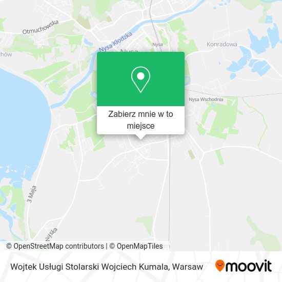 Mapa Wojtek Usługi Stolarski Wojciech Kumala