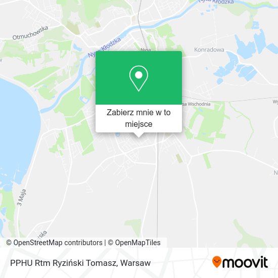 Mapa PPHU Rtm Ryziński Tomasz