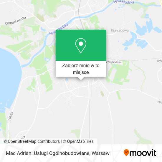 Mapa Mac Adrian. Usługi Ogólnobudowlane