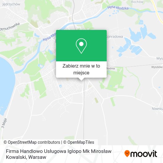 Mapa Firma Handlowo Usługowa Iglopo Mk Mirosław Kowalski