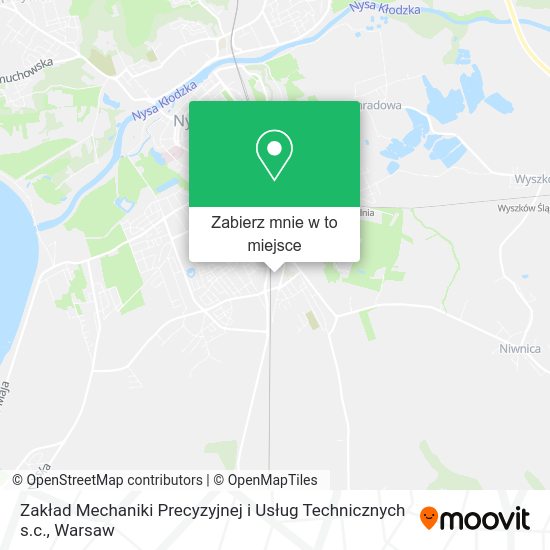 Mapa Zakład Mechaniki Precyzyjnej i Usług Technicznych s.c.