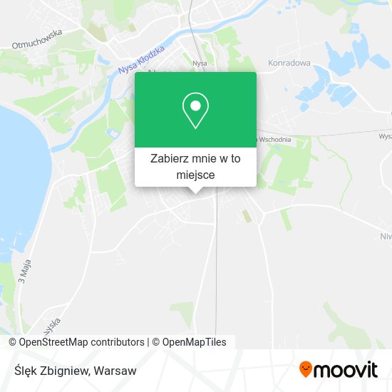 Mapa Ślęk Zbigniew