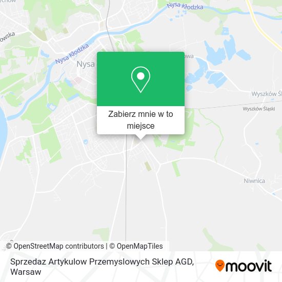 Mapa Sprzedaz Artykulow Przemyslowych Sklep AGD