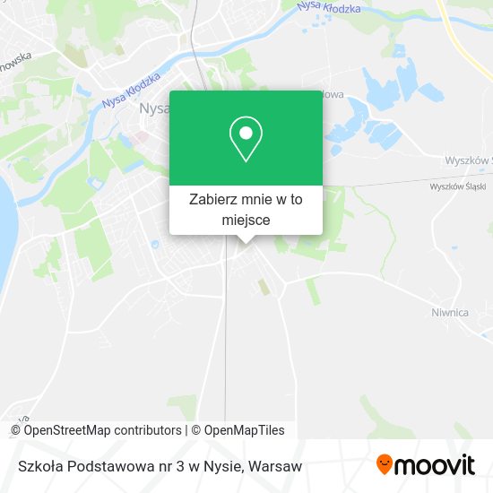 Mapa Szkoła Podstawowa nr 3 w Nysie