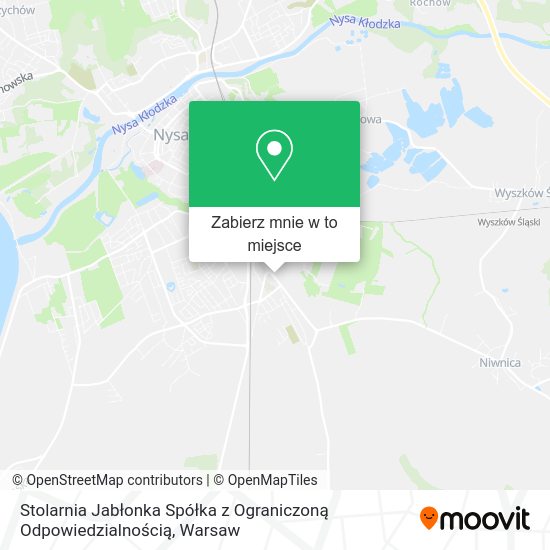 Mapa Stolarnia Jabłonka Spółka z Ograniczoną Odpowiedzialnością