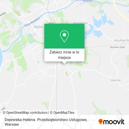 Mapa Dejewska Helena. Przedsiębiorstwo Usługowe