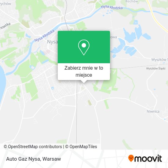 Mapa Auto Gaz Nysa