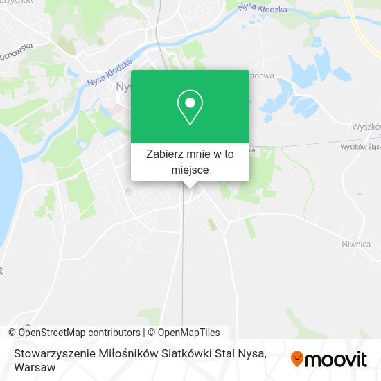 Mapa Stowarzyszenie Miłośników Siatkówki Stal Nysa