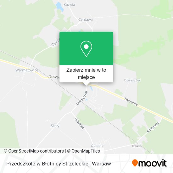 Mapa Przedszkole w Błotnicy Strzeleckiej