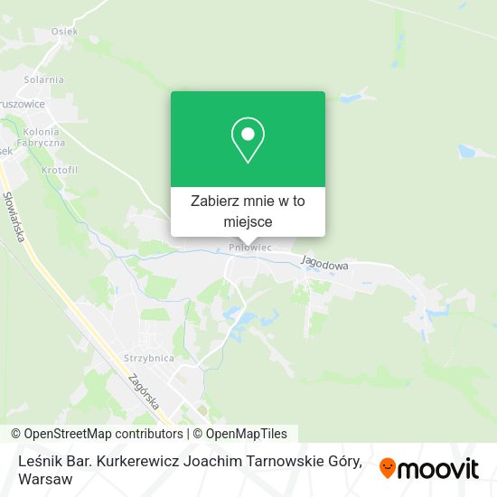 Mapa Leśnik Bar. Kurkerewicz Joachim Tarnowskie Góry