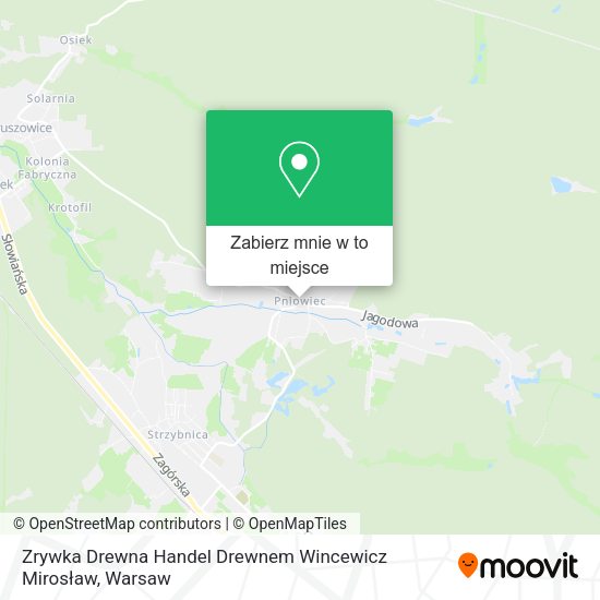 Mapa Zrywka Drewna Handel Drewnem Wincewicz Mirosław