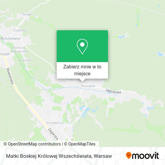 Mapa Matki Boskiej Królowej Wszechświata