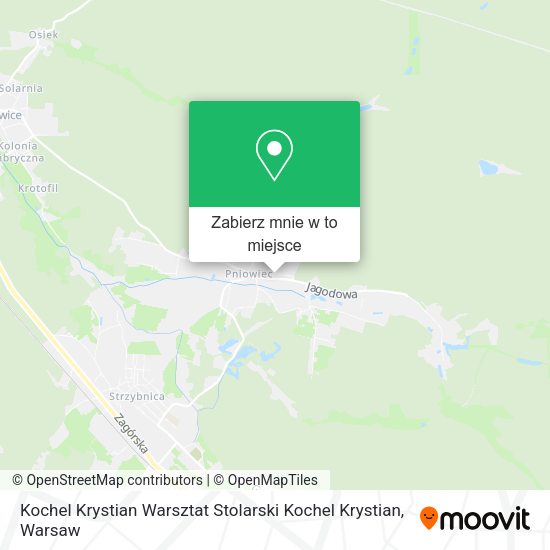 Mapa Kochel Krystian Warsztat Stolarski Kochel Krystian