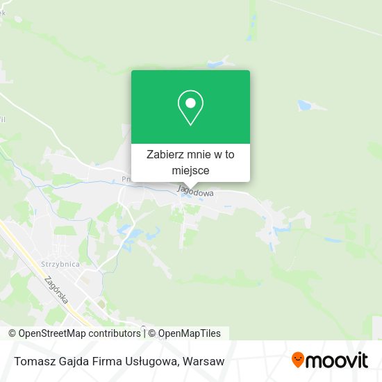 Mapa Tomasz Gajda Firma Usługowa