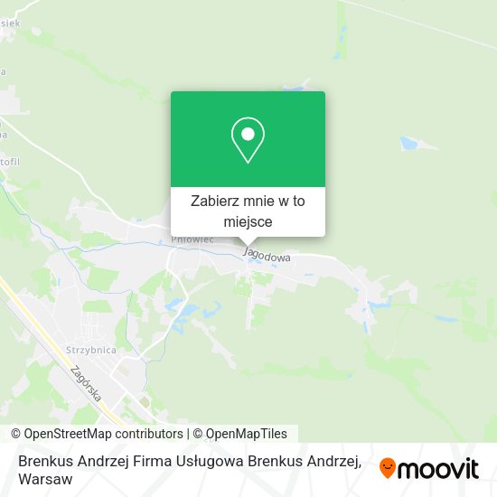 Mapa Brenkus Andrzej Firma Usługowa Brenkus Andrzej