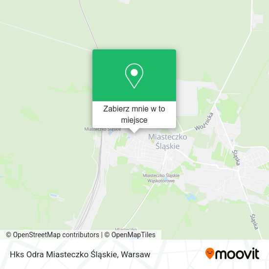 Mapa Hks Odra Miasteczko Śląskie